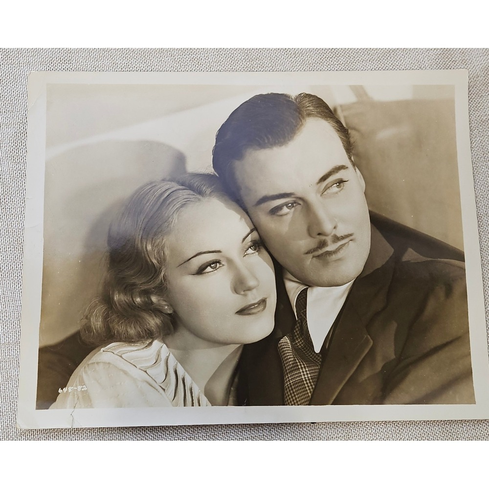 Vtg Fay Wray Nils Asther Film Still Original 8x10 Photo 1930s Hollywood 648-82